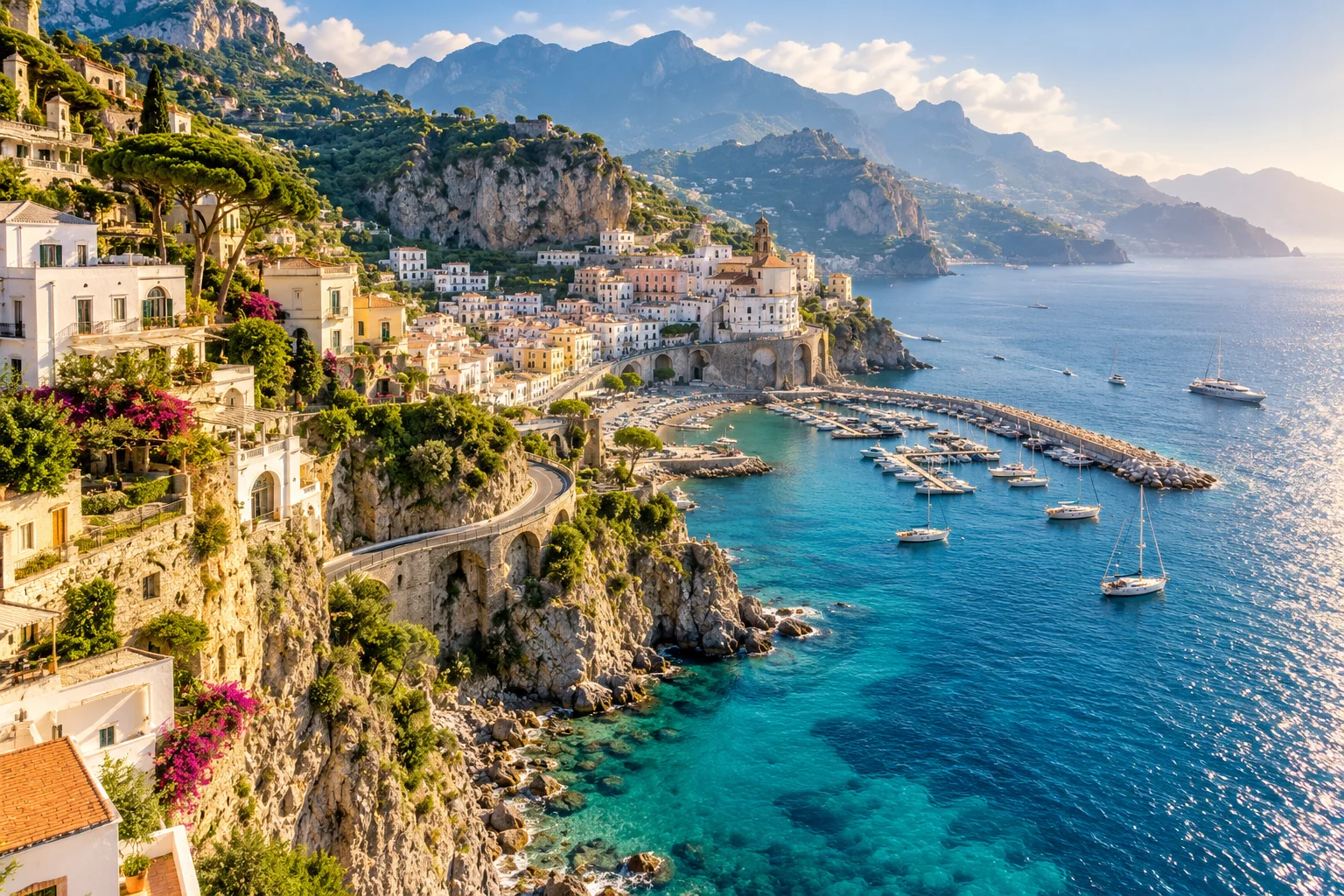 Illustrative Mediterranean destination